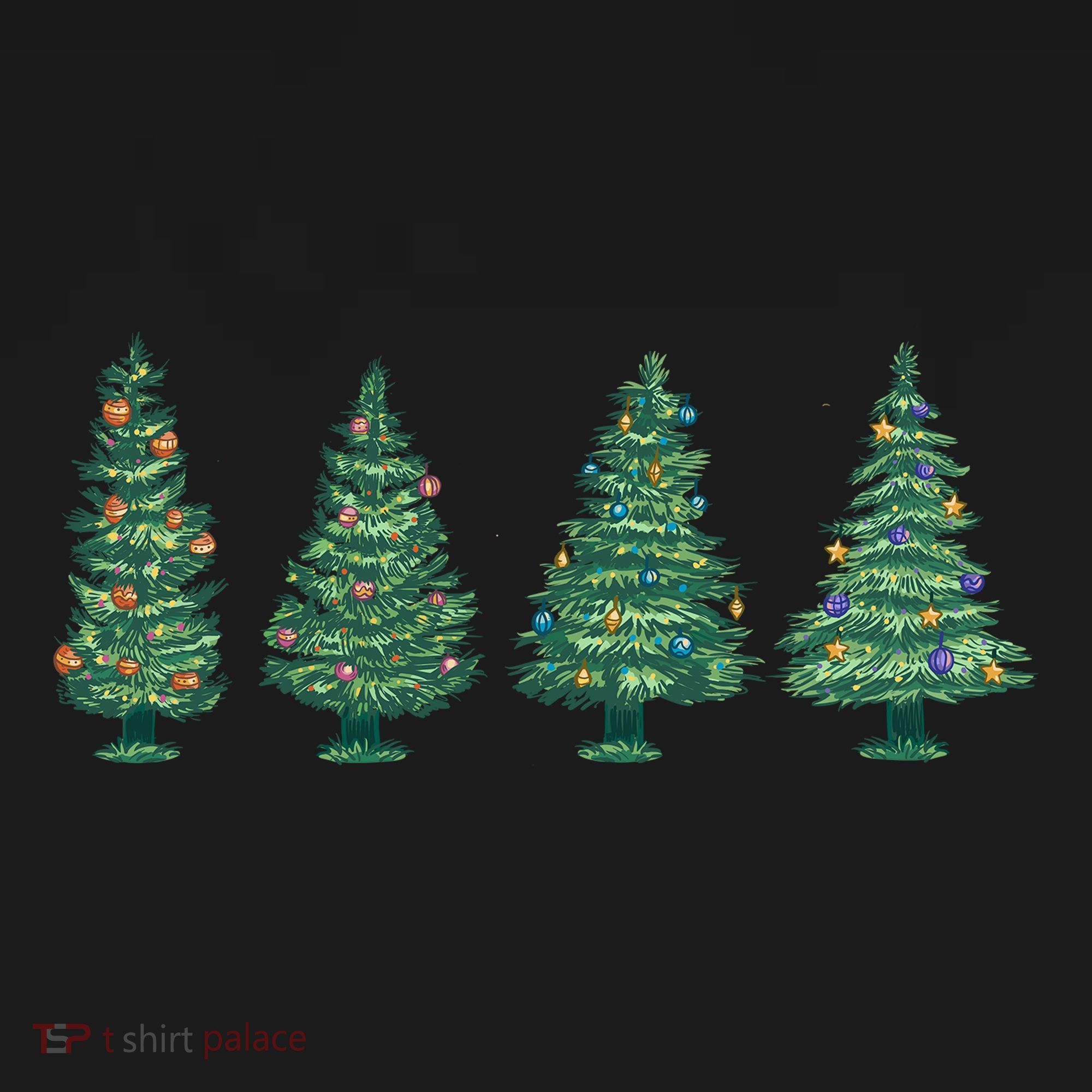 Christmas Trees Holiday Season Coaster