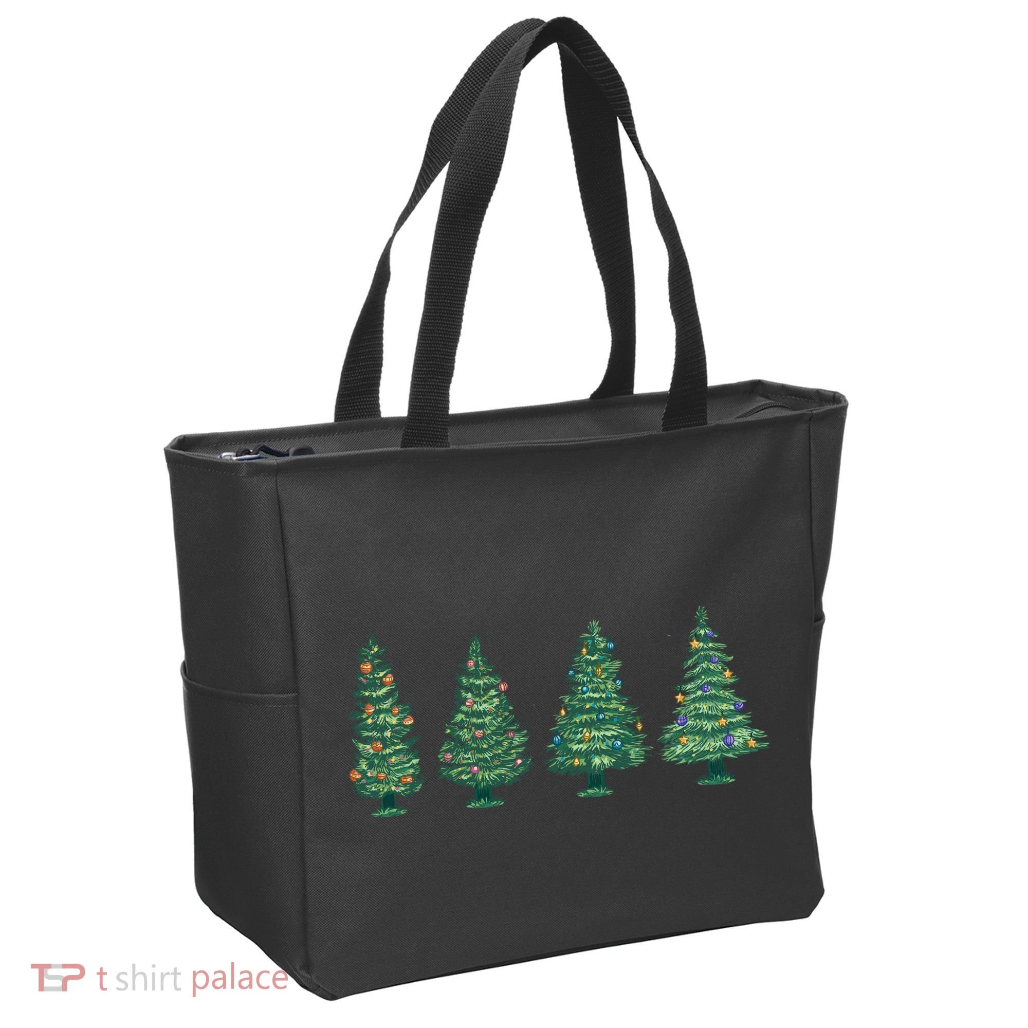 Christmas Trees Holiday Season Tote Bag