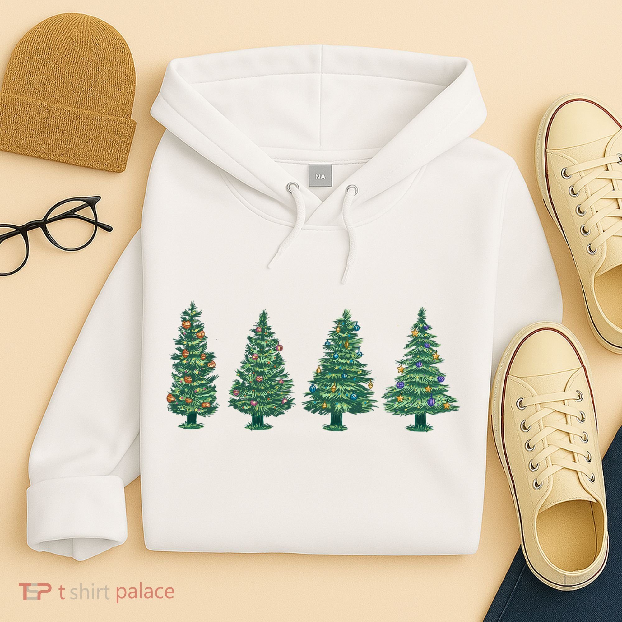 Christmas Trees Holiday Season Hoodie