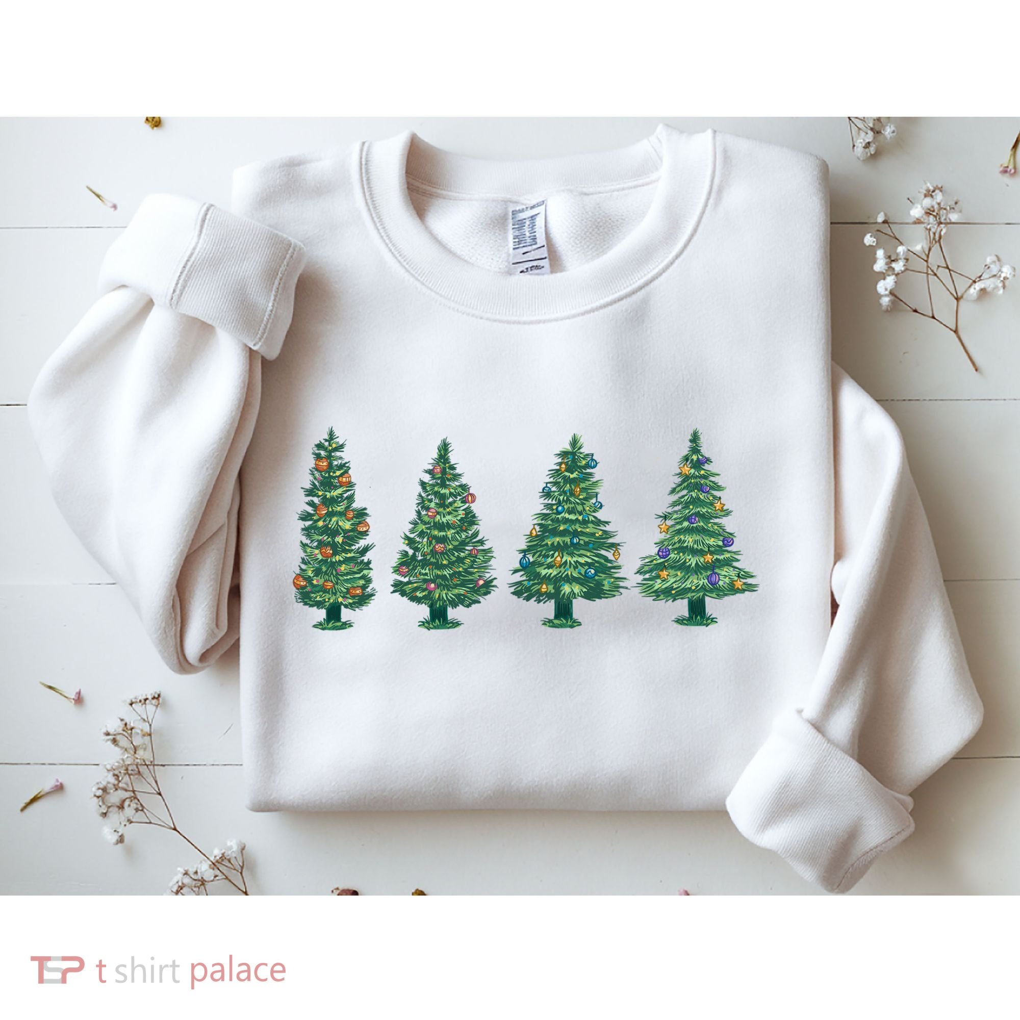 Christmas Trees Holiday Season Sweatshirt