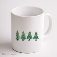 Christmas Trees Holiday Season Coffee Mug thumb 1
