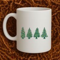 Christmas Trees Holiday Season Coffee Mug thumb 2