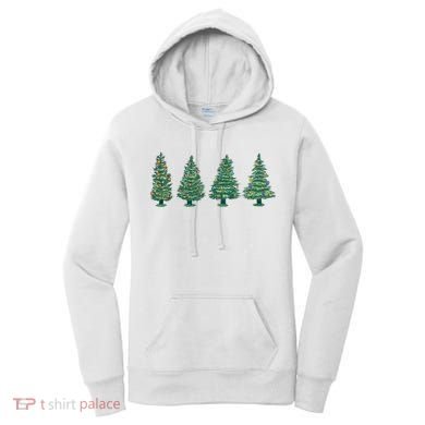 Christmas Trees Holiday Season Women's Hoodie