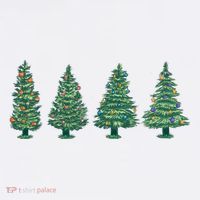 Christmas Trees Holiday Season Women's Hoodie thumb 2