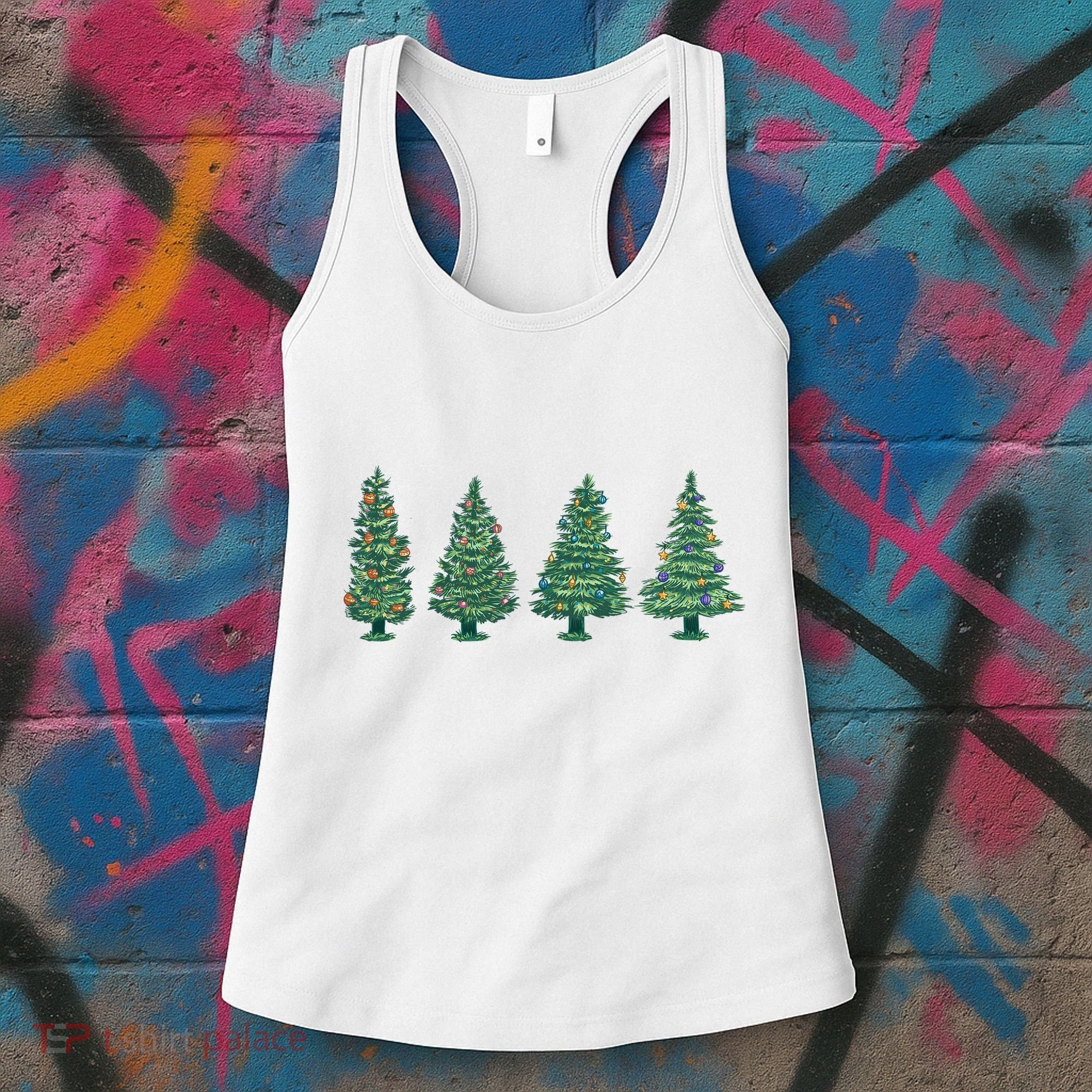 Christmas Trees Holiday Season Women's Tank Top