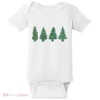 Christmas Trees Holiday Season Baby Bodysuit thumb 0