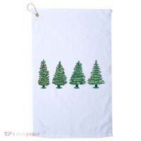 Christmas Trees Holiday Season Golf Towel thumb 0