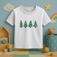 Christmas Trees Holiday Season Toddler T-Shirt thumb 3