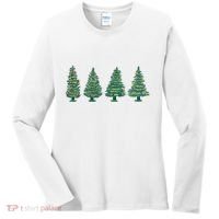 Christmas Trees Holiday Season Women's Long Sleeve Shirt thumb 0