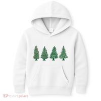 Christmas Trees Holiday Season Kids Hoodie thumb 0