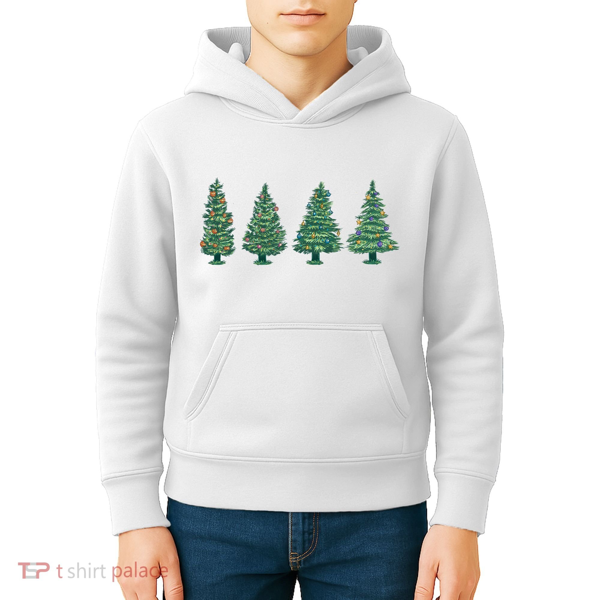 Christmas Trees Holiday Season Kids Hoodie