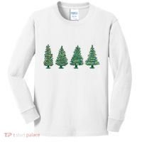 Christmas Trees Holiday Season Kids Long Sleeve Shirt thumb 0