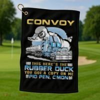 Convoy This Here's The Rubber Duck You Golf Towel thumb 1