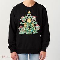 Christmas Turtles Holiday Tree Women's Sweatshirt thumb 0