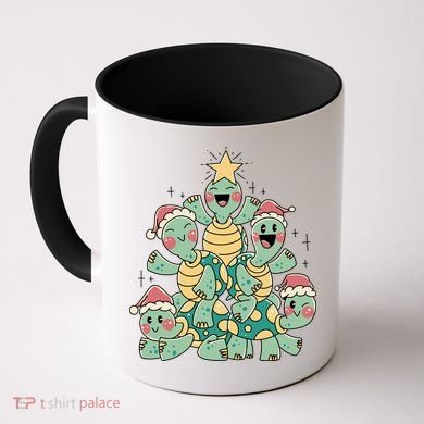 Christmas Turtles Holiday Tree Coffee Mug