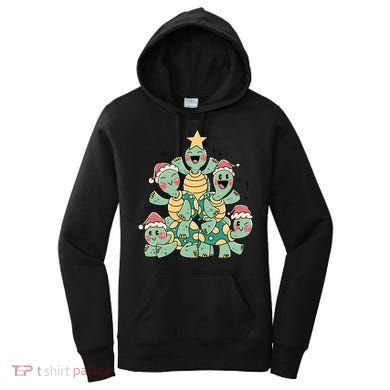 Christmas Turtles Holiday Tree Women's Hoodie