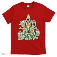 Christmas Turtles Holiday Tree T-Shirt thumb 0