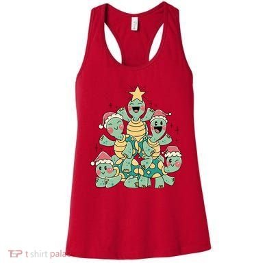 Christmas Turtles Holiday Tree Women's Tank Top