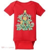 Christmas Turtles Holiday Tree Baby Bodysuit thumb 0