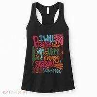 Christian Thanksgiving I Will Praise Him In Every Season Women's Tank Top thumb 0