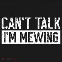 CanT Talk IM Mewing Funny Saying Baby Bodysuit thumb 2