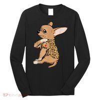 Chihuahua Tattoo I Love Mom Long Sleeve Shirt thumb 0