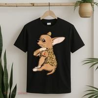 Chihuahua Tattoo I Love Mom T-Shirt thumb 2