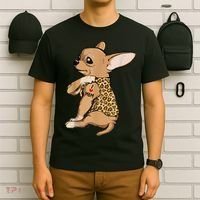 Chihuahua Tattoo I Love Mom T-Shirt thumb 6