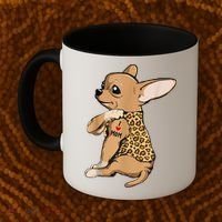 Chihuahua Tattoo I Love Mom Coffee Mug thumb 2