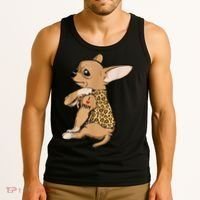 Chihuahua Tattoo I Love Mom Tank Top thumb 3