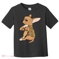Chihuahua Tattoo I Love Mom Toddler T-Shirt thumb 0