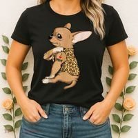 Chihuahua Tattoo I Love Mom Women's T-Shirt thumb 2