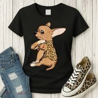 Chihuahua Tattoo I Love Mom Women's T-Shirt thumb 3