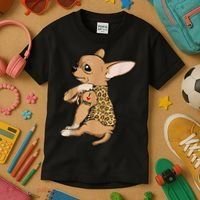 Chihuahua Tattoo I Love Mom Kids T-Shirt thumb 3