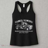 Camel Towing Inappropriate Humor Adult Humor Camel Towing Women's Tank Top thumb 3