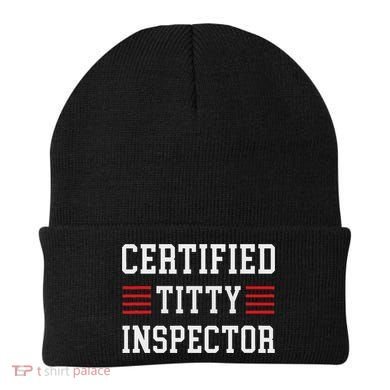 Certified Titty Inspector Beanie