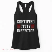 Certified Titty Inspector Women's Tank Top thumb 0