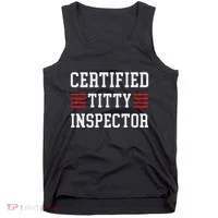 Certified Titty Inspector Tank Top thumb 0