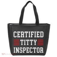 Certified Titty Inspector Tote Bag thumb 0