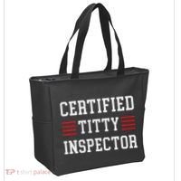 Certified Titty Inspector Tote Bag thumb 2