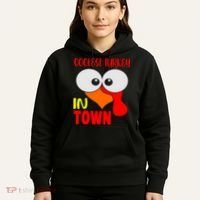 Coolest Turkey In Town Funny Thanksgiving Hoodie thumb 5