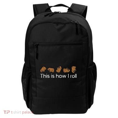 Capybara This Is How I Roll Cute Capy Rodent Backpack