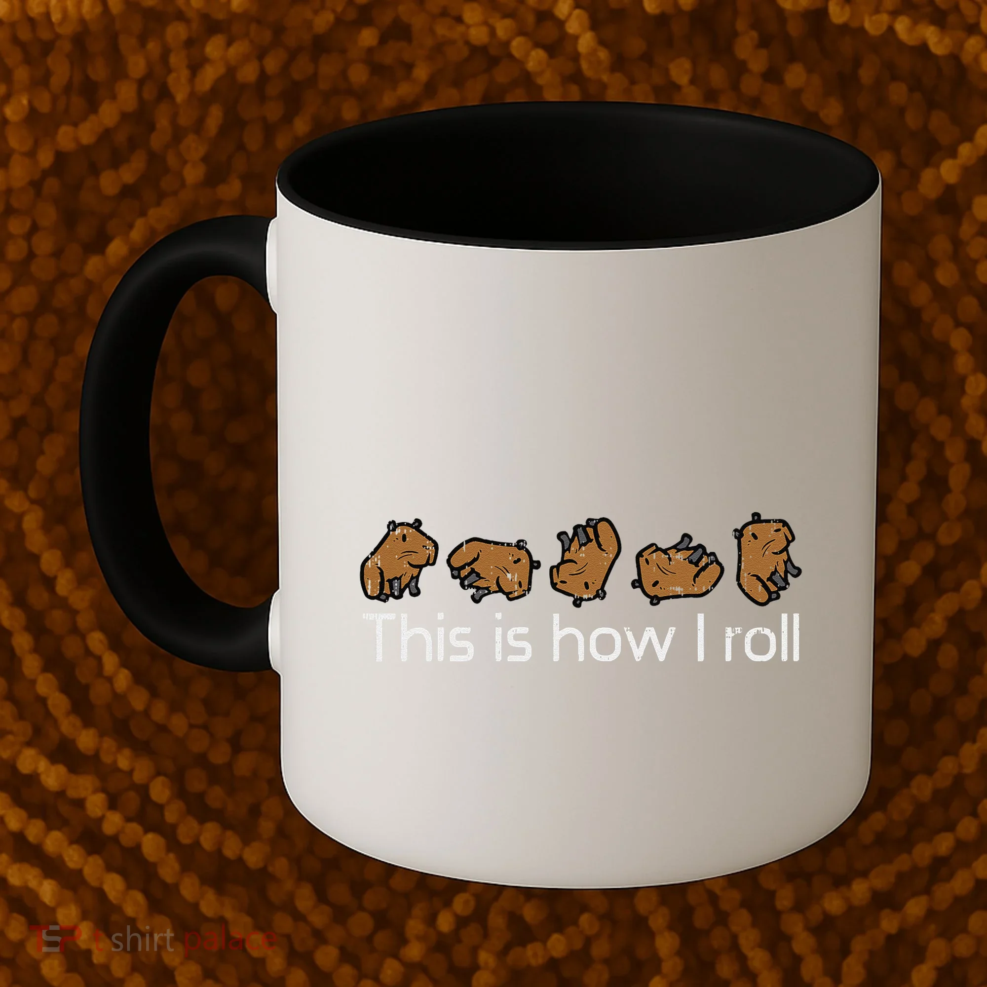 Capybara This Is How I Roll Cute Capy Rodent Coffee Mug