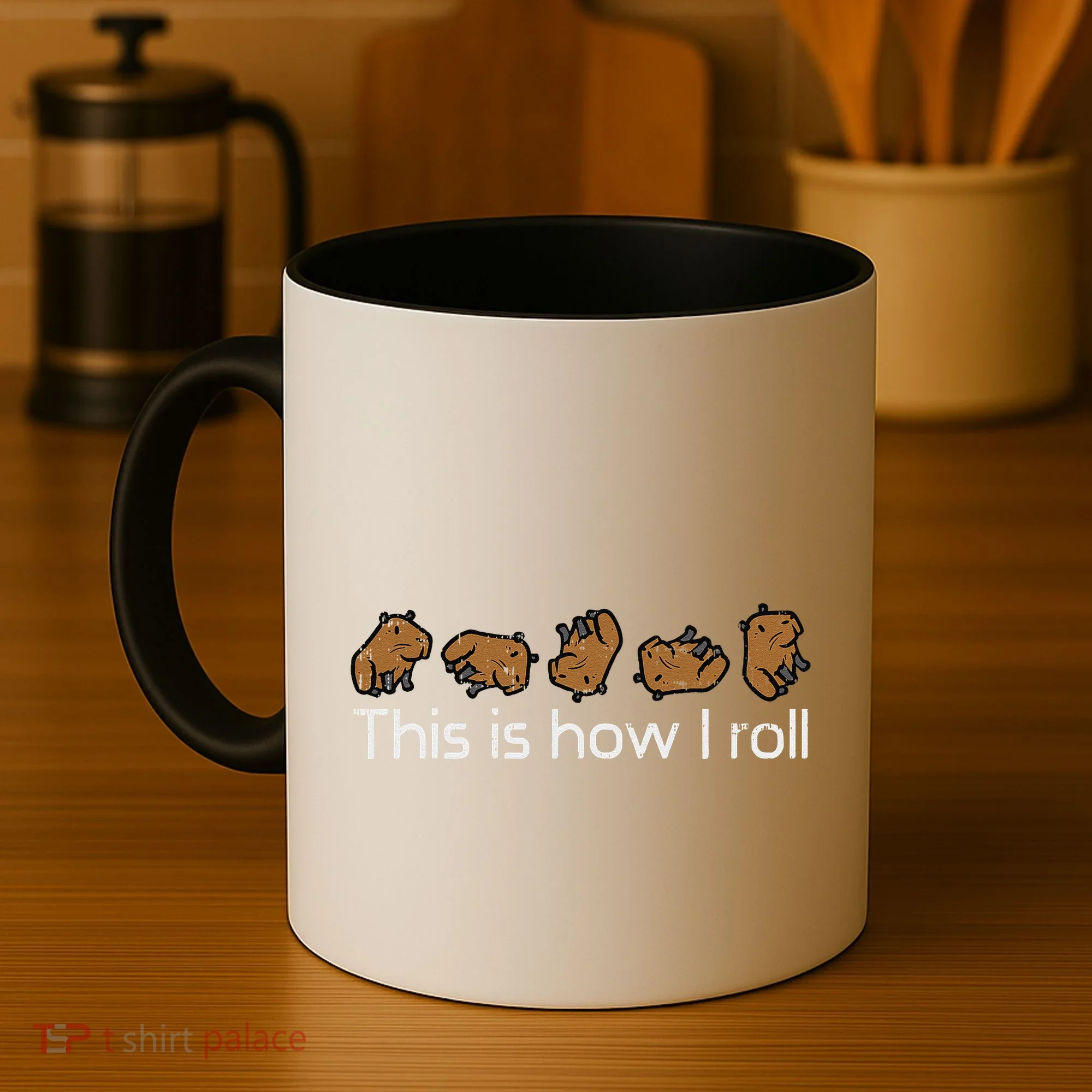 Capybara This Is How I Roll Cute Capy Rodent Coffee Mug