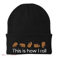Capybara This Is How I Roll Cute Capy Rodent Beanie thumb 0