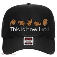 Capybara This Is How I Roll Cute Capy Rodent Hat thumb 0