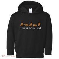 Capybara This Is How I Roll Cute Capy Rodent Toddler Hoodie thumb 0