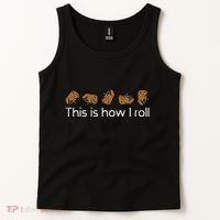 Capybara This Is How I Roll Cute Capy Rodent Tank Top thumb 2