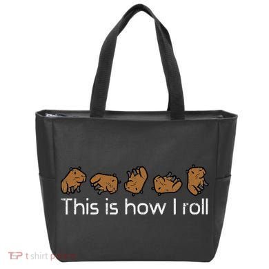 Capybara This Is How I Roll Cute Capy Rodent Tote Bag