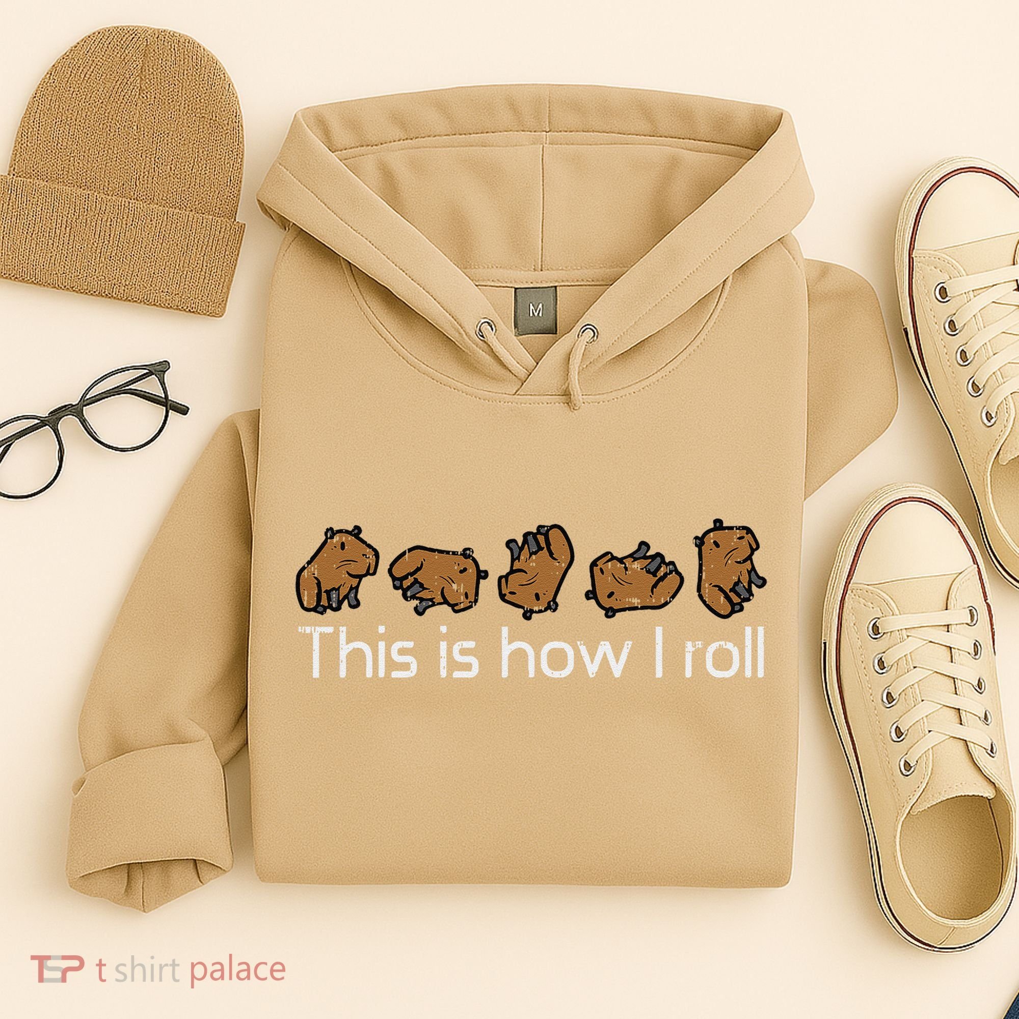 Capybara This Is How I Roll Cute Capy Rodent Hoodie